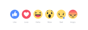 Facebook Reaction Icons